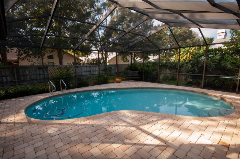 Elegant Paver Pool Deck